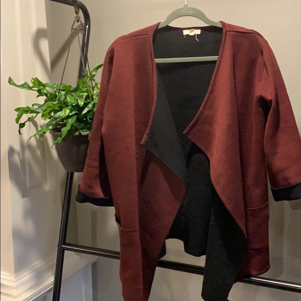 Women’s Two-Tone Cardigan